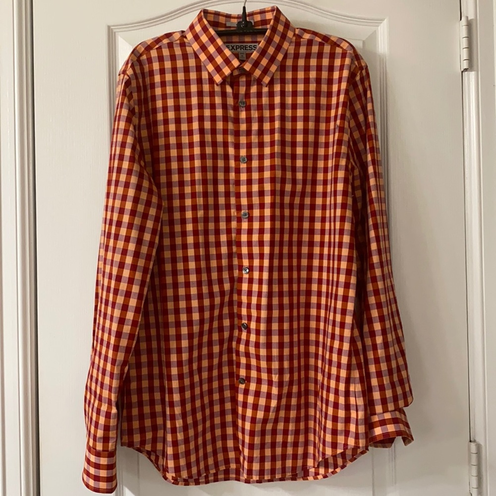 EXPRESS Men’s Fitted Long Sleeve Shirt